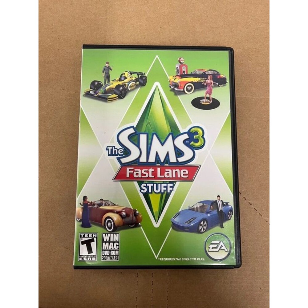Sims 3 The fast lane stuff video game